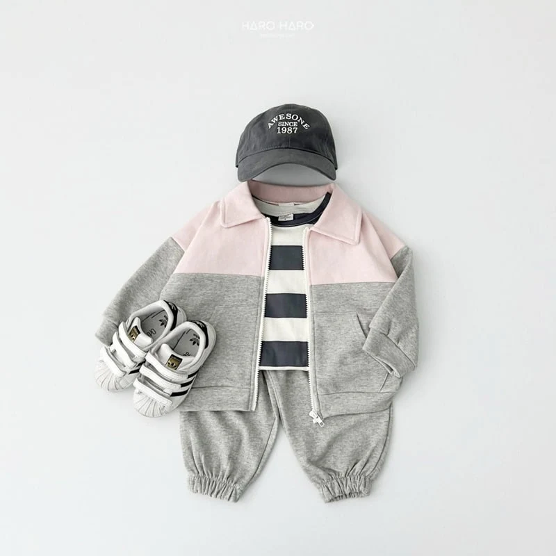 Haro Haro - Korean Children Fashion - #discoveringself - Casual Stripe Tee - 12