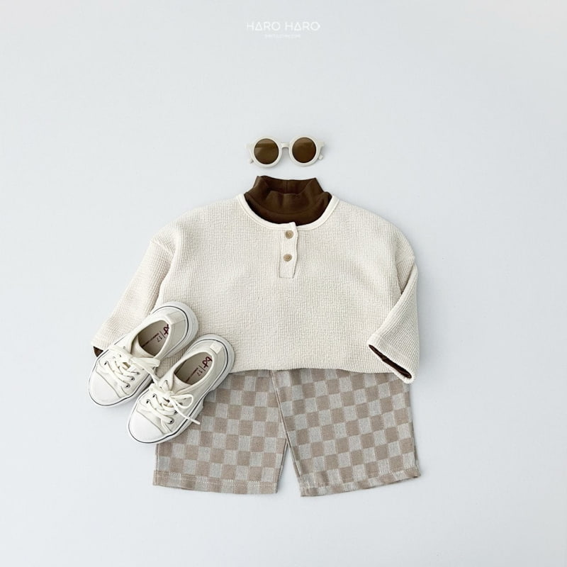 Haro Haro - Korean Children Fashion - #littlefashionista - Mavis Knit Henry Neck Tee - 9