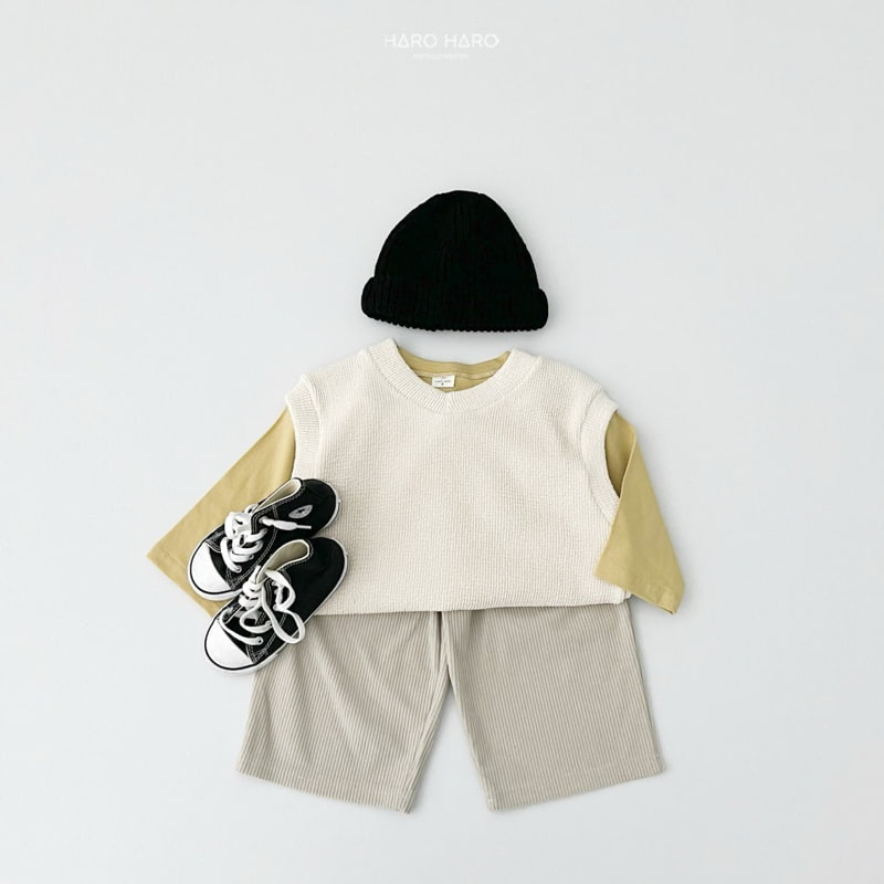 Haro Haro - Korean Children Fashion - #minifashionista - Scarlet Knit Vest - 12