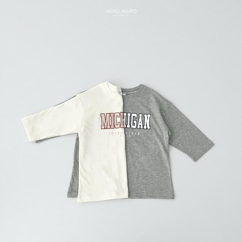 Haro Haro - Korean Children Fashion - #minifashionista - Michigan Tee - 6