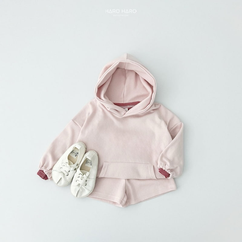 Haro Haro - Korean Children Fashion - #stylishchildhood - Adore Hood Top Bottom Set - 9