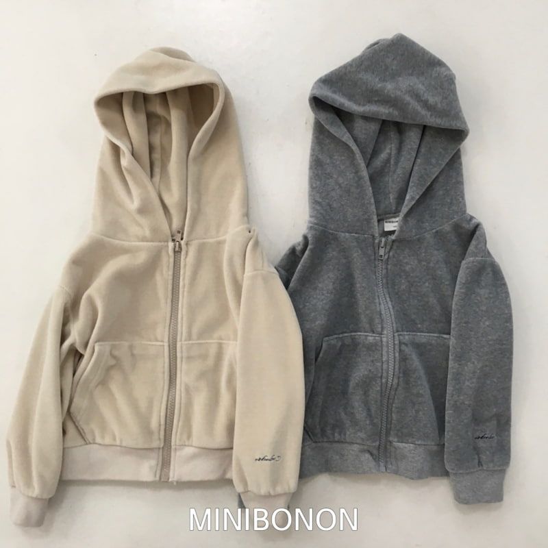 Mini Bongbong - Korean Children Fashion - #childrensboutique - Twin Hood Zip-up