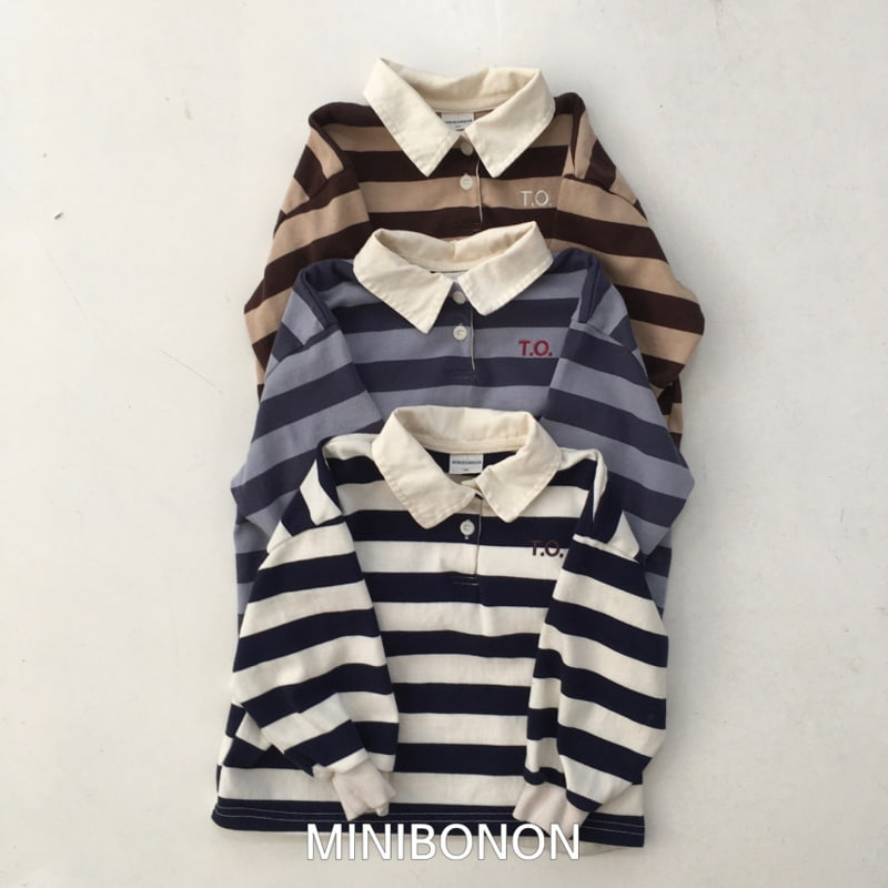 Mini Bongbong - Korean Children Fashion - #designkidswear - Camps Collar Tee