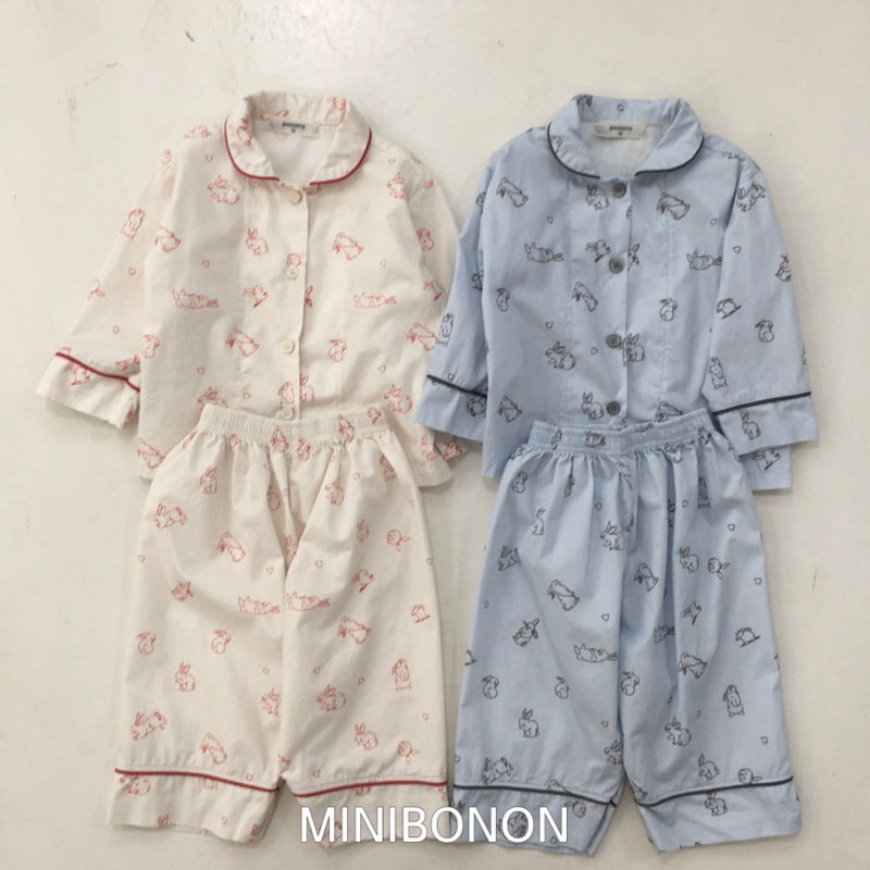 Mini Bongbong - Korean Children Fashion - #kidsshorts - Mountain Rabbit Pajamas