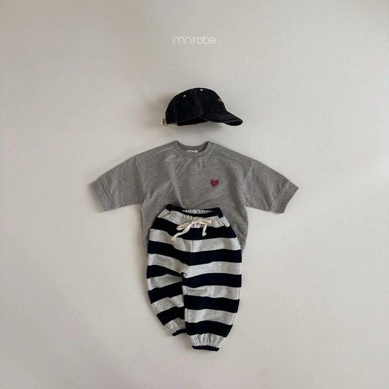 Mini Robe - Korean Baby Fashion - #babyboutiqueclothing - Stripe Jogger Pants - 11