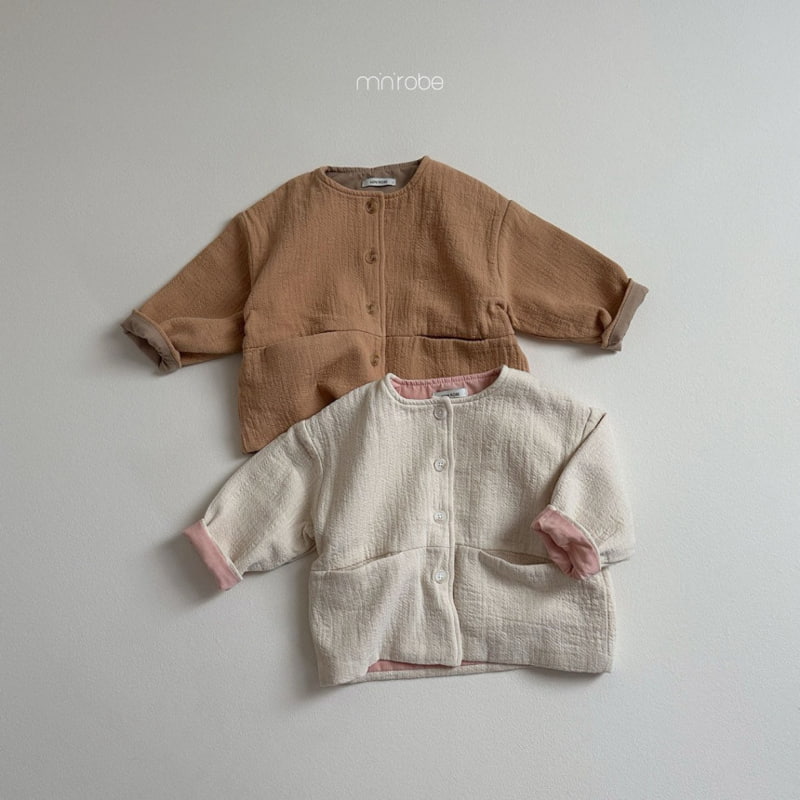 Mini Robe - Korean Baby Fashion - #babyfashion - Peanut Round Jacket