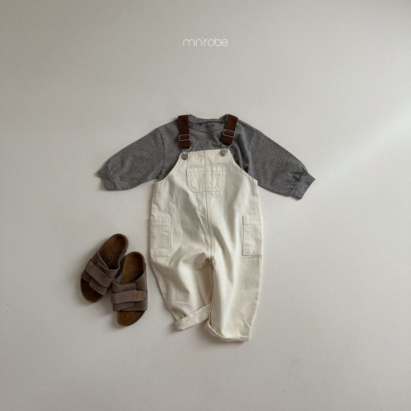 Mini Robe - Korean Baby Fashion - #babyfashion - Museum Loose Tee - 9