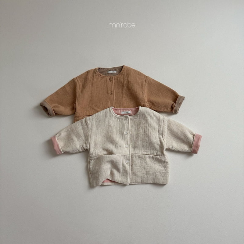 Mini Robe - Korean Baby Fashion - #babygirlfashion - Peanut Round Jacket - 3