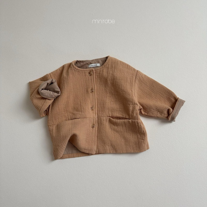 Mini Robe - Korean Baby Fashion - #babyoninstagram - Peanut Round Jacket - 5