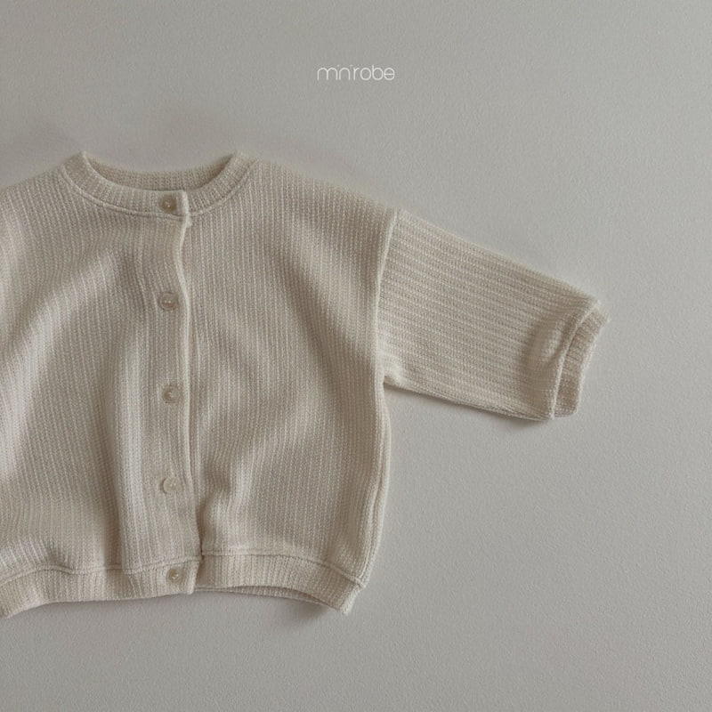 Mini Robe - Korean Baby Fashion - #babyootd - Soft Cardigan - 7