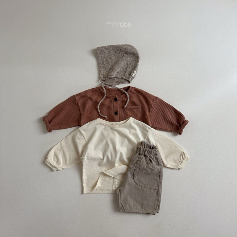 Mini Robe - Korean Baby Fashion - #babyoutfit - Hug Slit Tee - 11