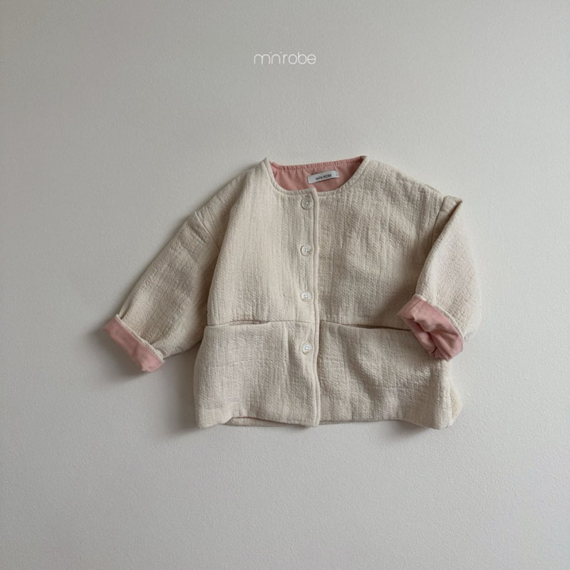 Mini Robe - Korean Baby Fashion - #babyoutfit - Peanut Round Jacket - 7