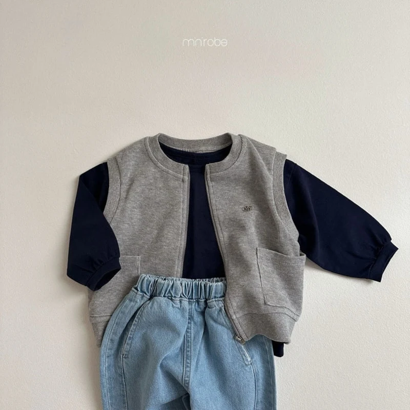 Mini Robe - Korean Baby Fashion - #babywear - Saccariva Vest - 9