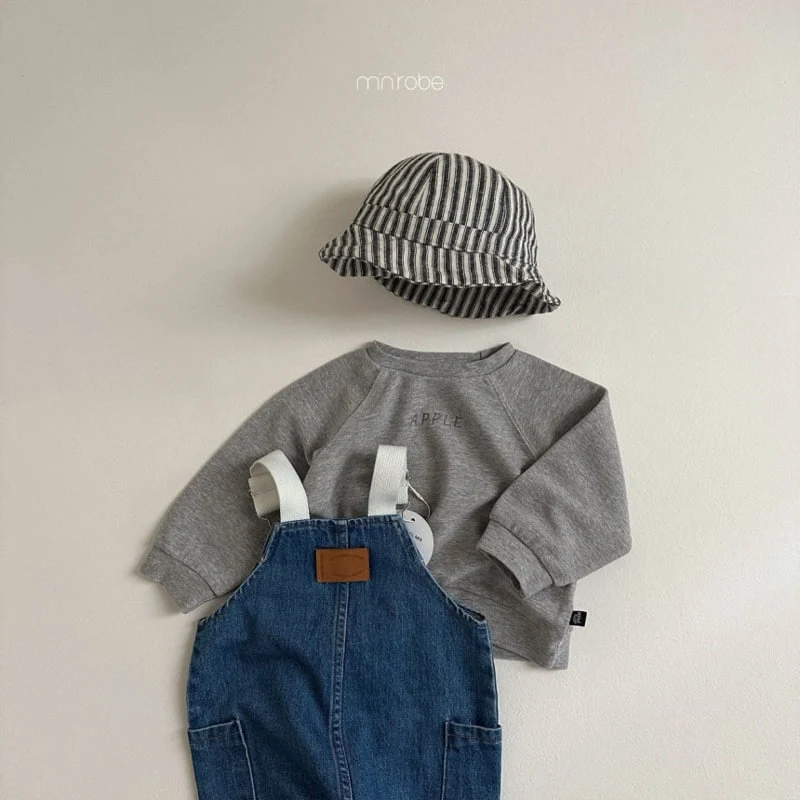 Mini Robe - Korean Baby Fashion - #babywear - Kangaroo Denim Overalls - 10