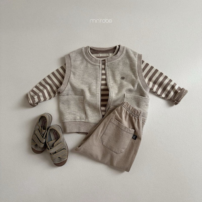 Mini Robe - Korean Baby Fashion - #onlinebabyshop - Saccariva Vest - 11