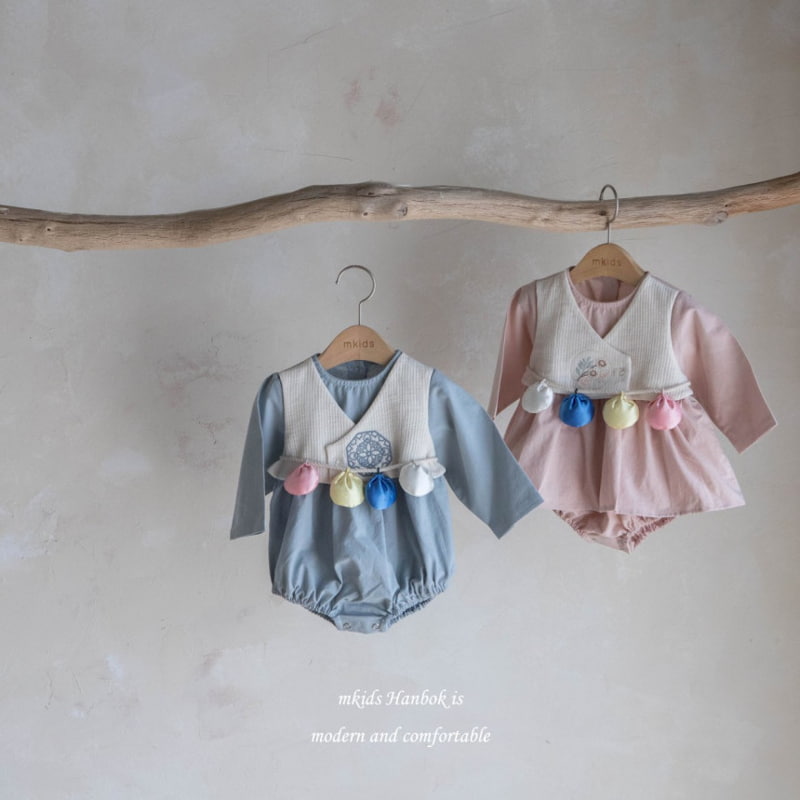 Mkids - Korean Baby Fashion - #babyboutiqueclothing - Somson Hanbok Bodysuit - 6