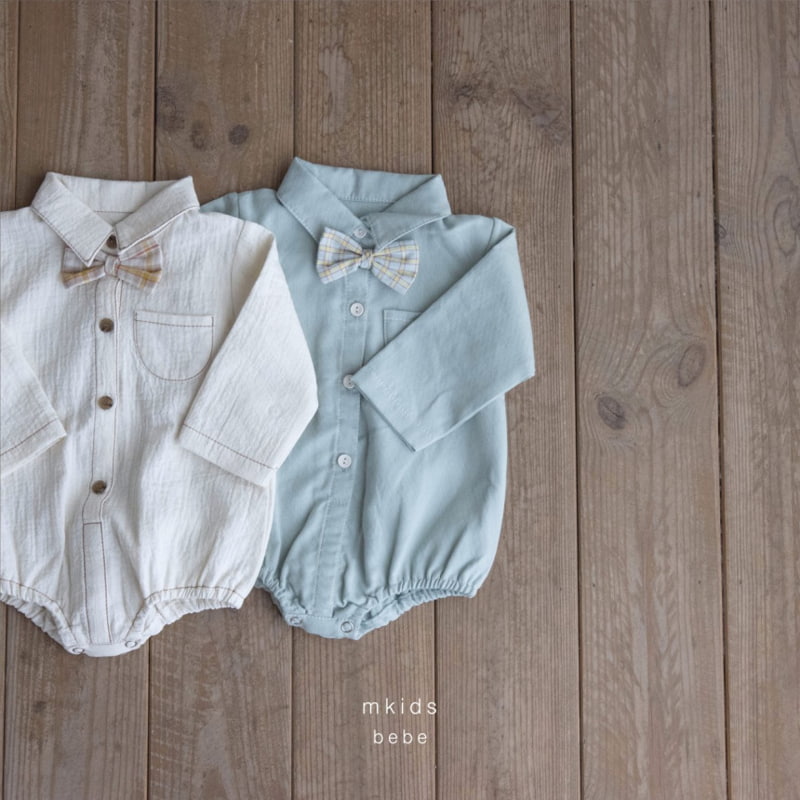 Mkids - Korean Baby Fashion - #babygirlfashion - Best Tie Bodysuit - 8