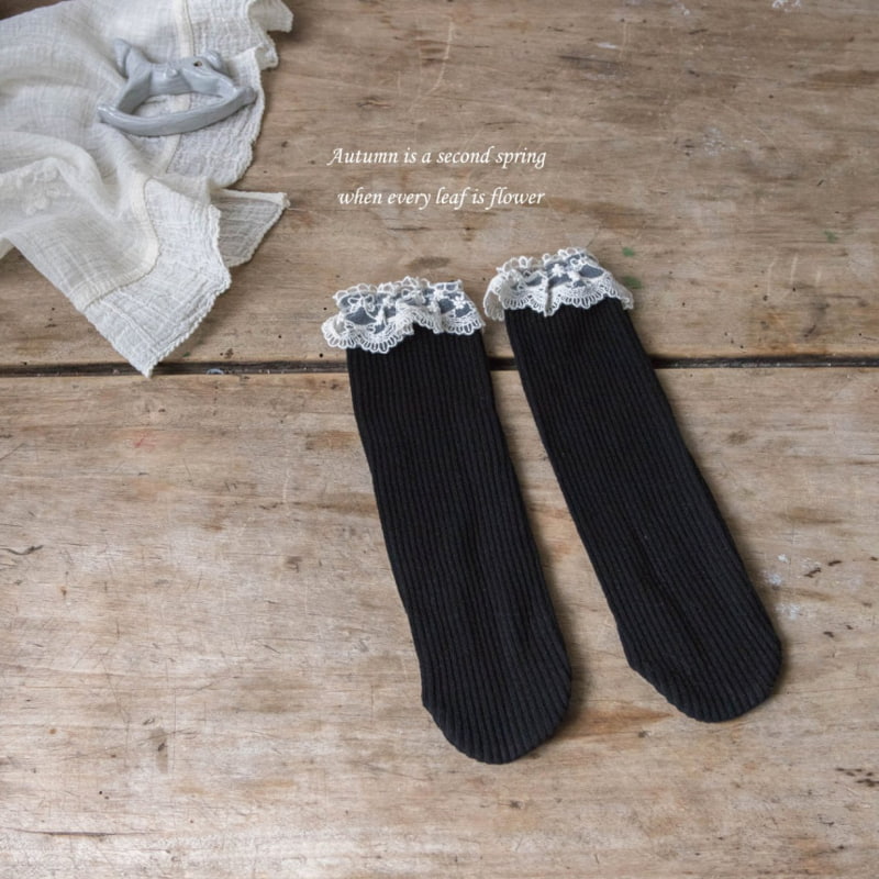 Mkids - Korean Baby Fashion - #babylifestyle - Saron Rib Knee Socks - 2