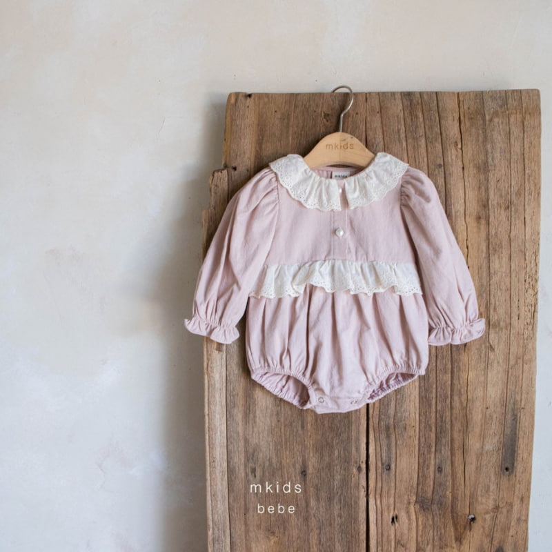 Mkids - Korean Baby Fashion - #babyoutfit - Luna Frill Bodysuit - 8