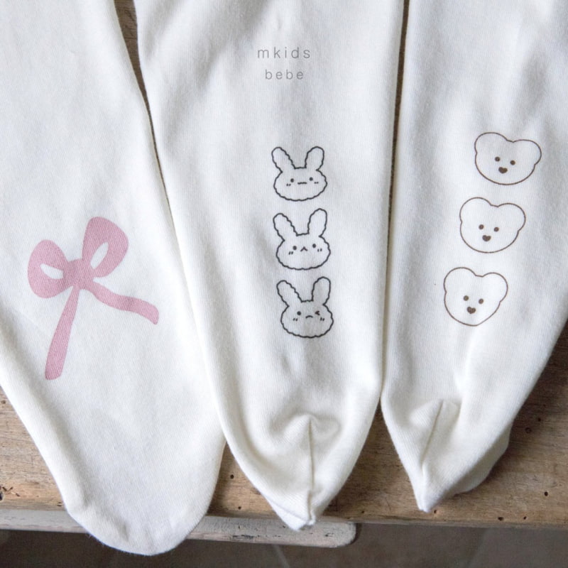 Mkids - Korean Baby Fashion - #babyoutfit - Bongbong Foot Leggings - 8