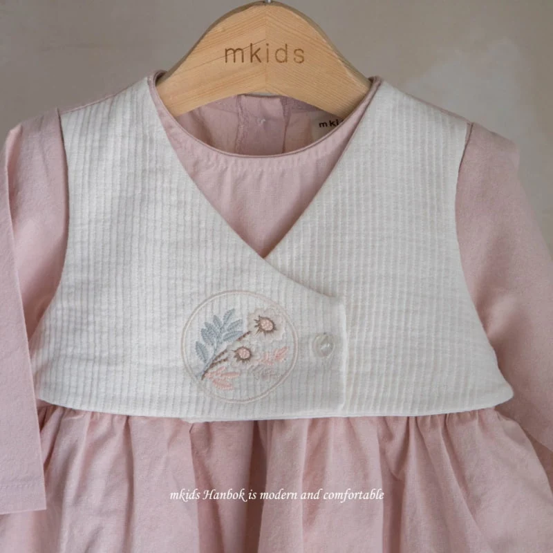 Mkids - Korean Baby Fashion - #onlinebabyshop - Somsom Hanbok Romper - 2