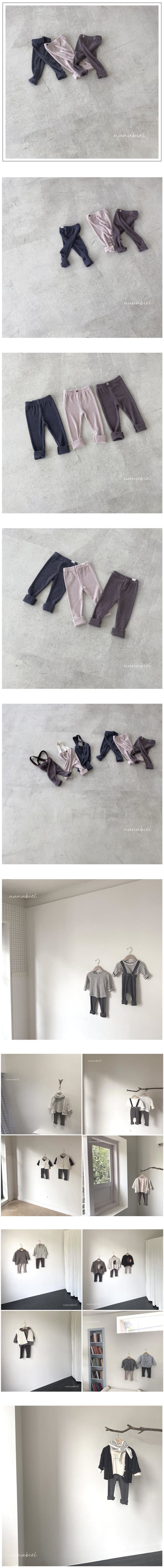 Nunubiel - Korean Children Fashion - #childofig - Line Leggings