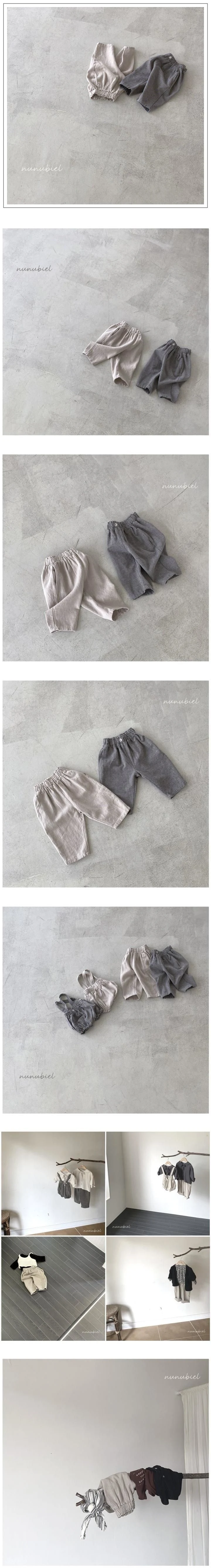 Nunubiel - Korean Children Fashion - #littlefashionista - Twill Pants