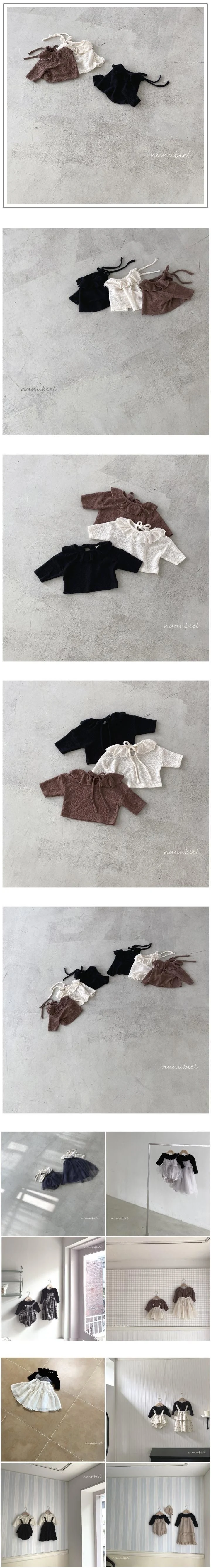 Nunubiel - Korean Children Fashion - #todddlerfashion - Ruffle Tee