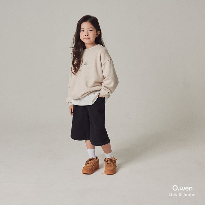 O Wen - Korean Children Fashion - #childofig - Denim Burmuda Pants - 6