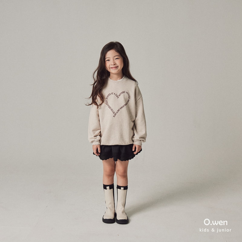 O Wen - Korean Children Fashion - #childrensboutique - Heart Lace Skirt - 6