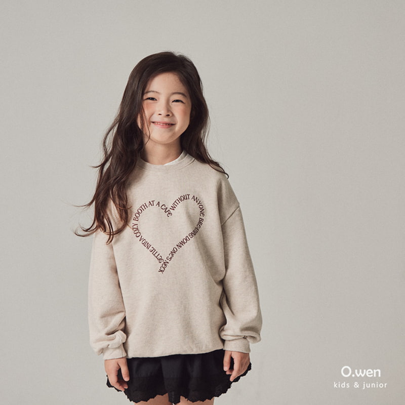 O Wen - Korean Children Fashion - #designkidswear - Heart Lace Skirt - 7