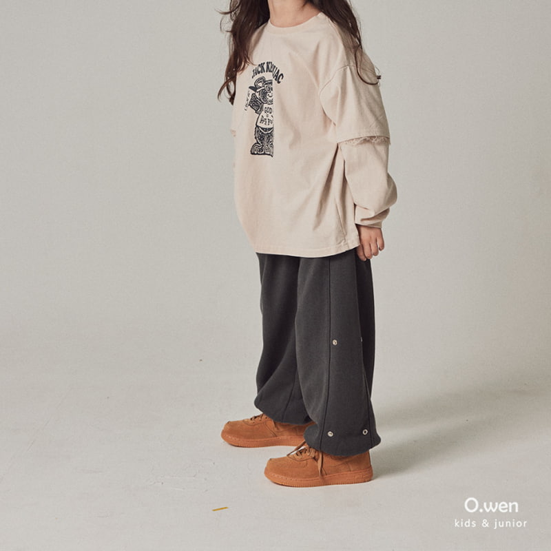 O Wen - Korean Children Fashion - #designkidswear - Bear Lace Tee with Mom - 6