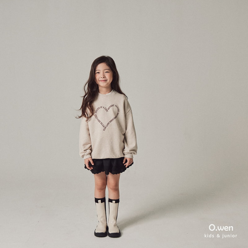 O Wen - Korean Children Fashion - #discoveringself - Heart Lace Skirt - 8