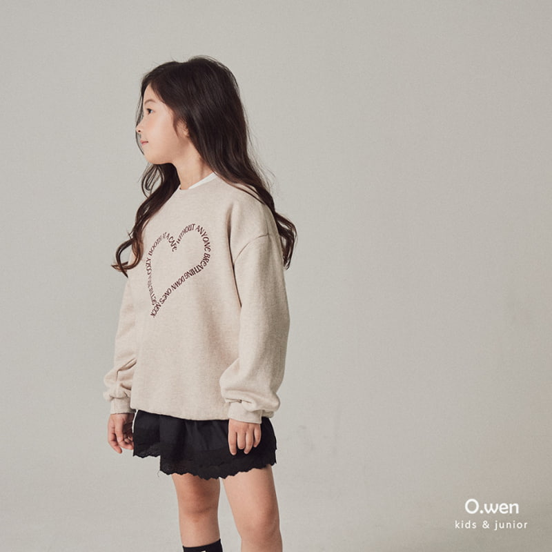 O Wen - Korean Children Fashion - #fashionkids - Heart Lace Skirt - 9