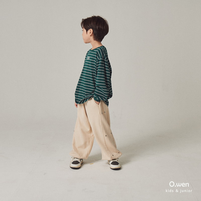 O Wen - Korean Children Fashion - #kidsshorts - Snap Jogger Pants - 6