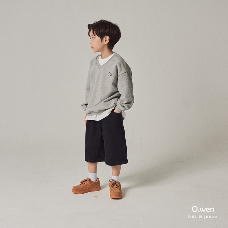 O Wen - Korean Children Fashion - #kidsstore - Denim Burmuda Pants - 12