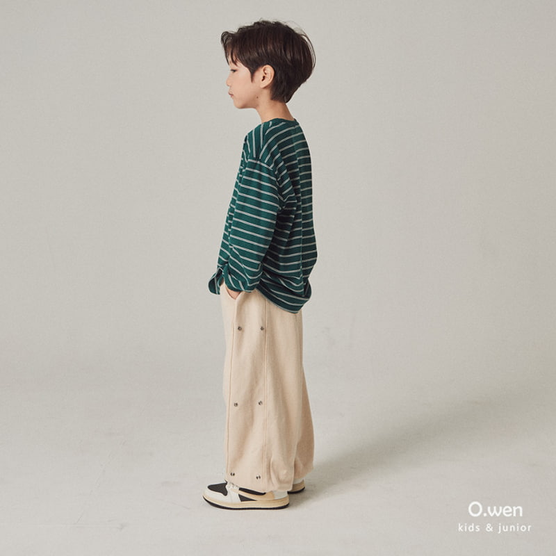 O Wen - Korean Children Fashion - #kidsstore - Disco Stripe Tee - 5