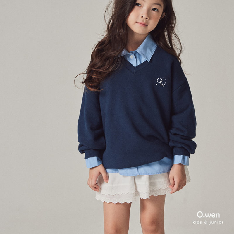 O Wen - Korean Children Fashion - #kidsstore - V Neck Loosefit Sweatshirts with Mom