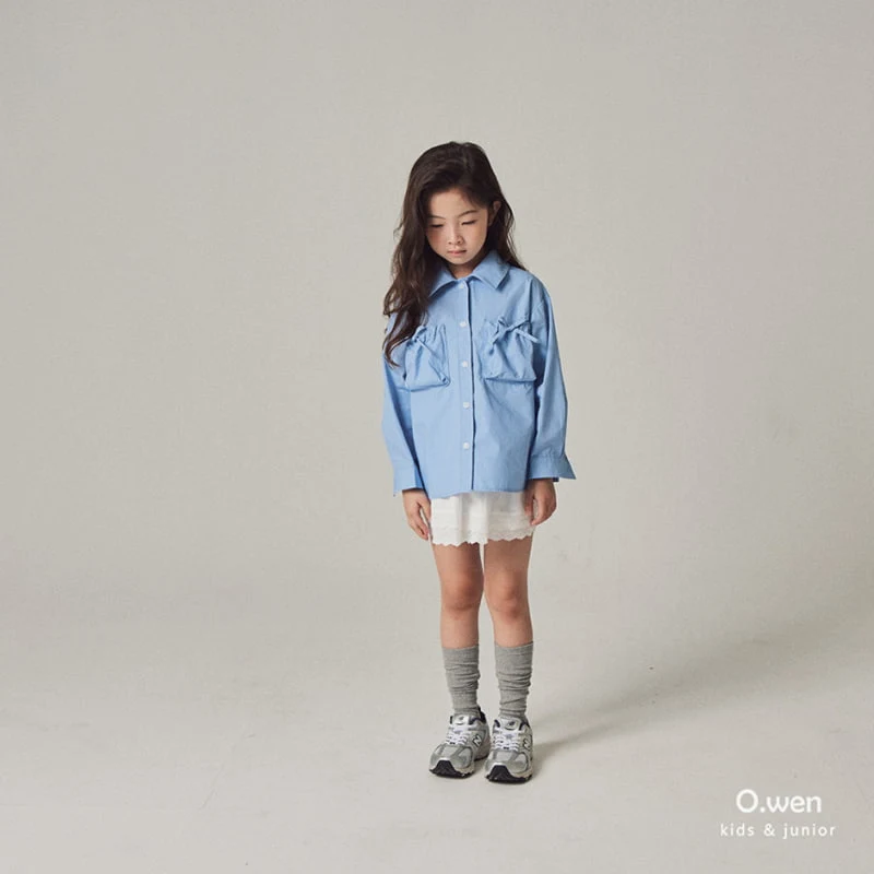 O Wen - Korean Children Fashion - #kidsstore - Pocket Ribbon Shirts - 8