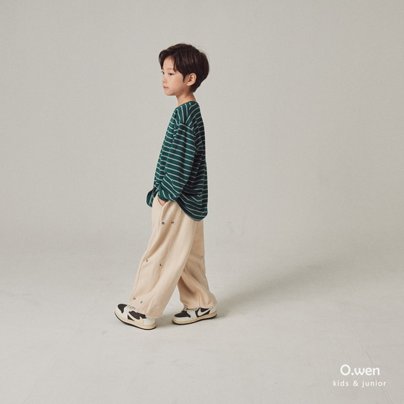 O Wen - Korean Children Fashion - #kidsstore - Snap Jogger Pants - 7