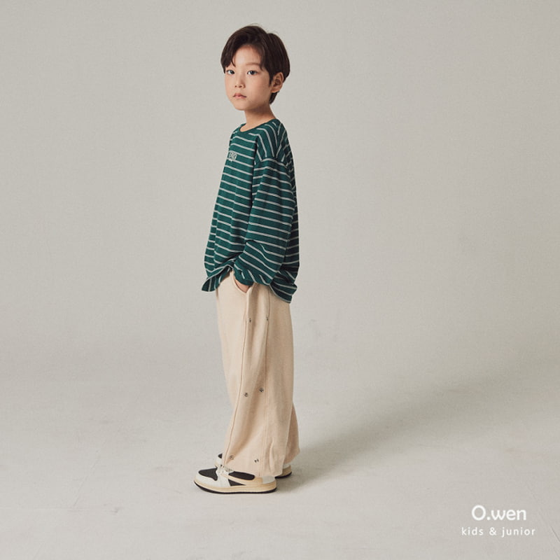 O Wen - Korean Children Fashion - #kidzfashiontrend - Disco Stripe Tee - 6