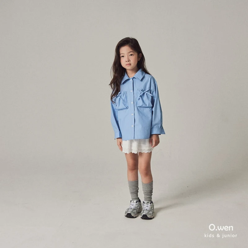 O Wen - Korean Children Fashion - #kidzfashiontrend - Pocket Ribbon Shirts - 9