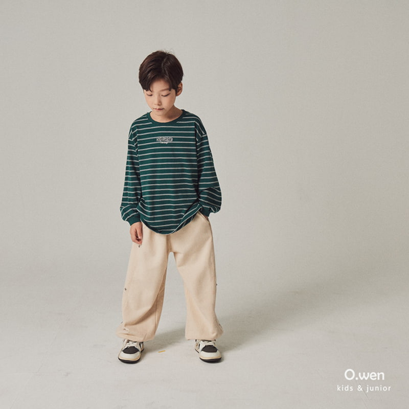 O Wen - Korean Children Fashion - #littlefashionista - Disco Stripe Tee - 8