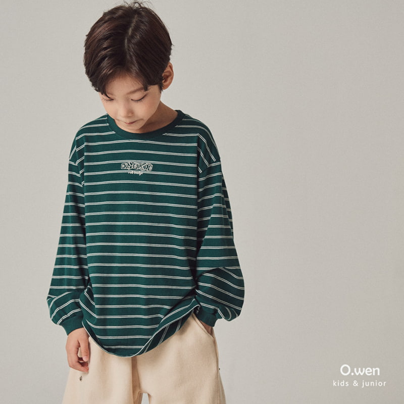 O Wen - Korean Children Fashion - #magicofchildhood - Disco Stripe Tee - 9