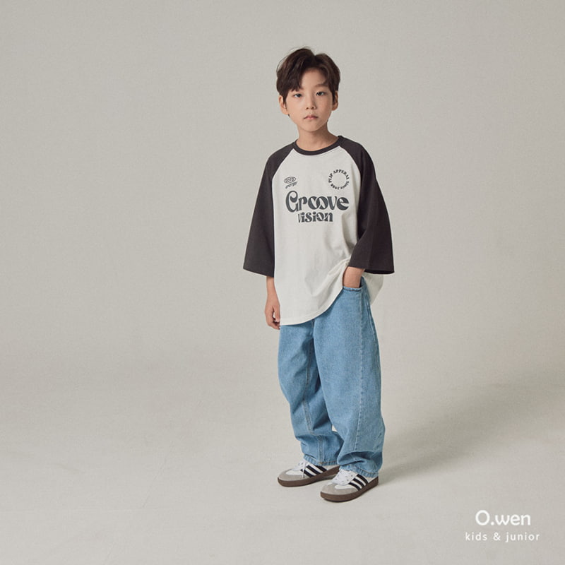 O Wen - Korean Children Fashion - #magicofchildhood - Wide Slit Denim Pants - 8