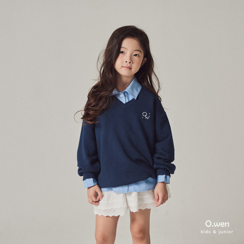 O Wen - Korean Children Fashion - #magicofchildhood - V Neck Loosefit Sweatshirts with Mom - 5