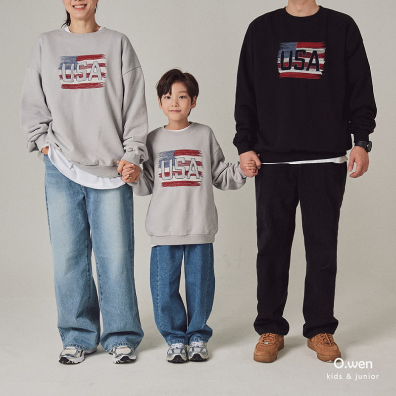 O Wen - Korean Children Fashion - #magicofchildhood - USA Sweatshirts with Mom