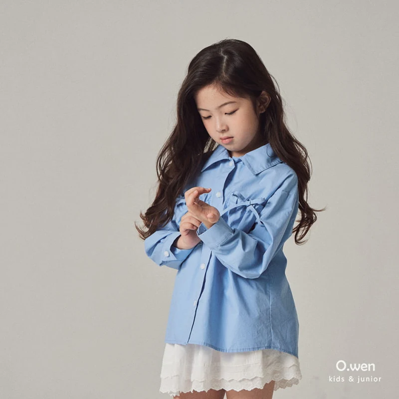 O Wen - Korean Children Fashion - #magicofchildhood - Pocket Ribbon Shirts - 12