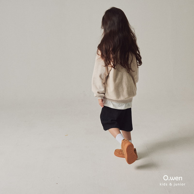 O Wen - Korean Children Fashion - #minifashionista - Denim Burmuda Pants - 3