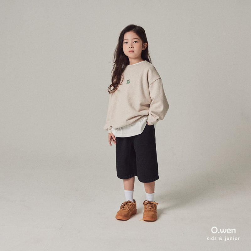 O Wen - Korean Children Fashion - #minifashionista - Denim Burmuda Pants - 4